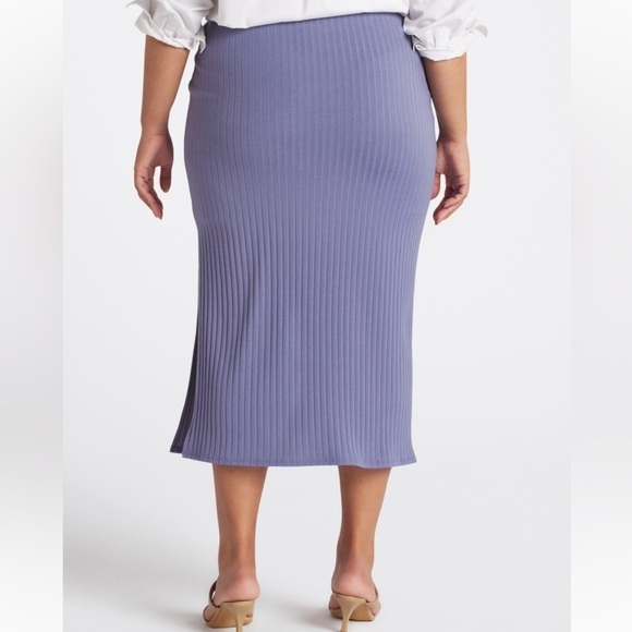 Julienne Knit Ribbed Maxi Skirt - Picture 4 of 15